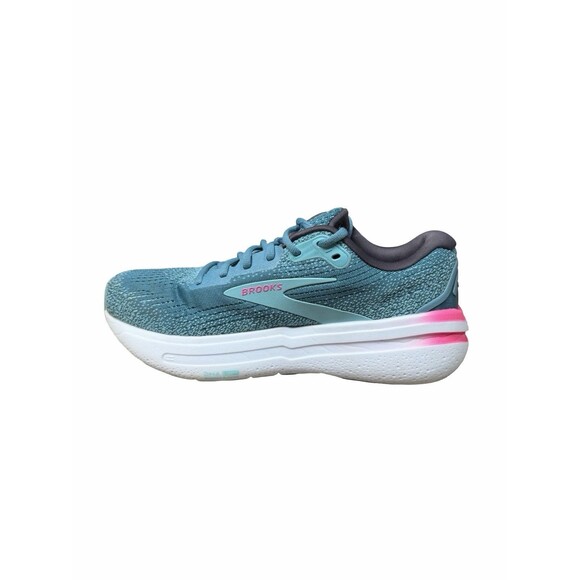 Brooks Ghost Max 2 Running Shoes Women Size 10 Medium B Aqua Pink Walking Clean - Picture 2 of 13
